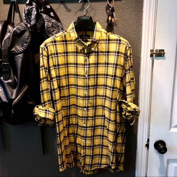 Zara Other - Zara Join Life Plaid Flannel Shirt